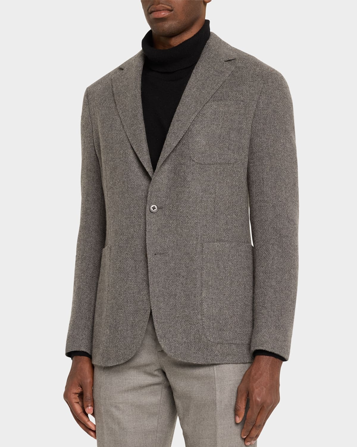 Men's Hadley Hand-Tailored Cashmere Sport Coat - 4