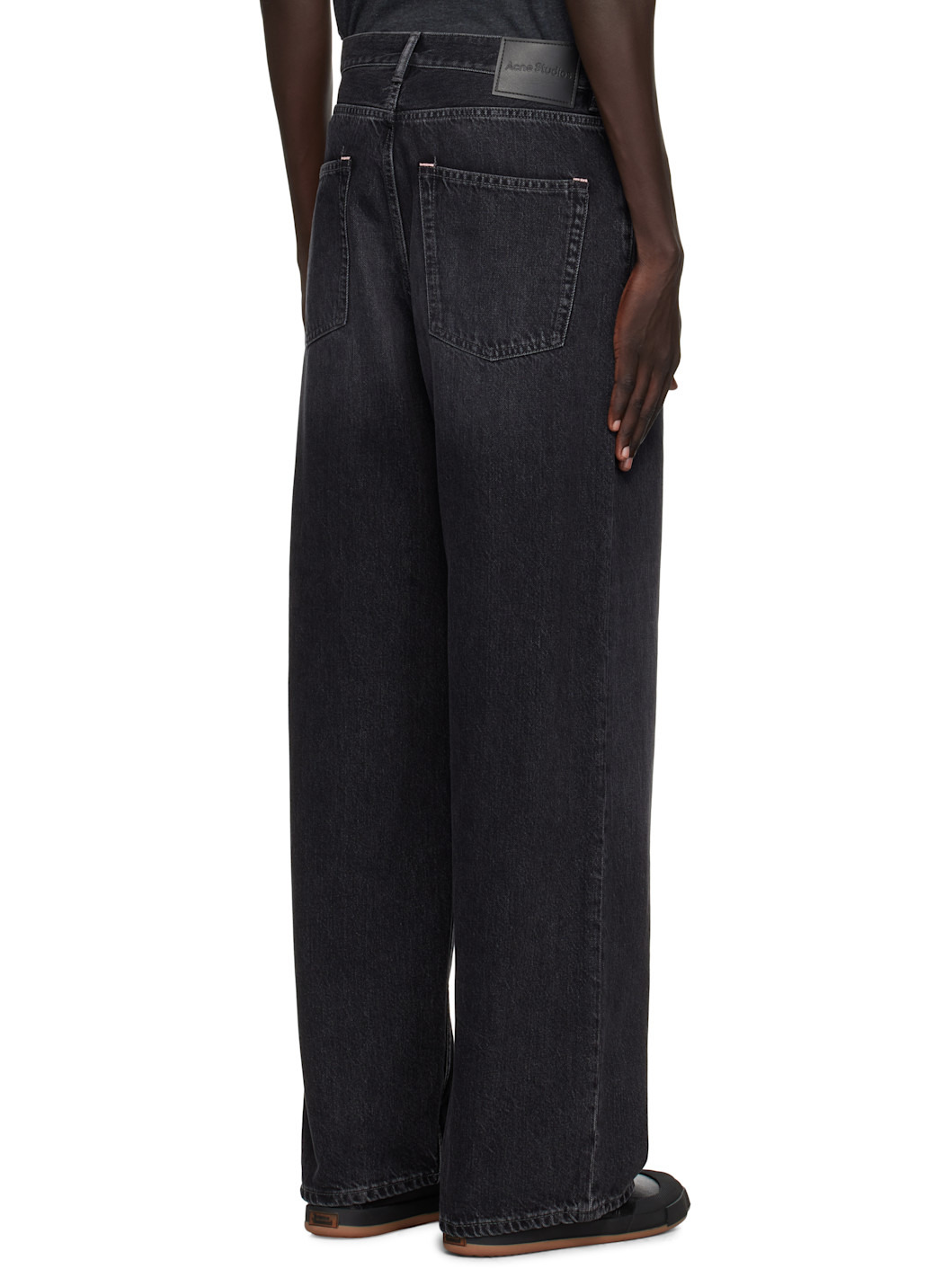 Black Faded Jeans - 3