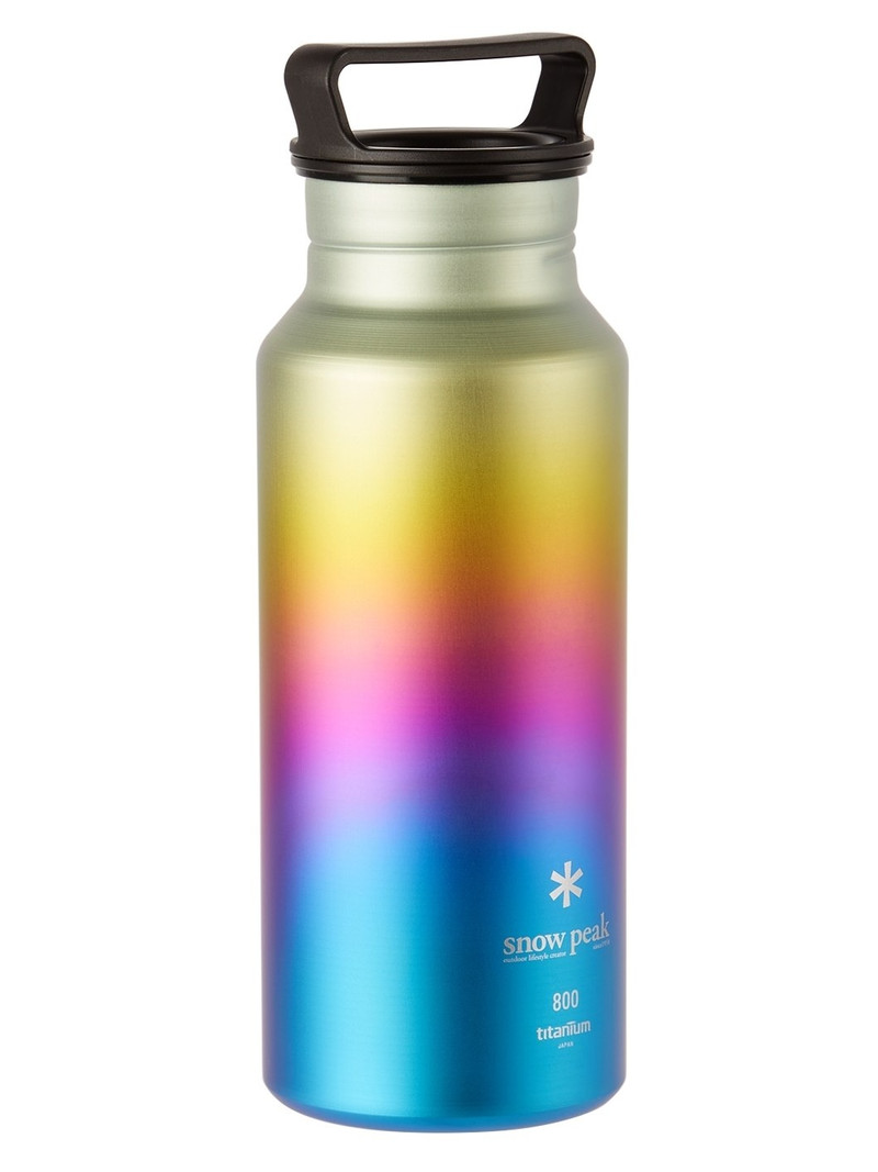 snow peak Multicolor Titanium Aurora Bottle, 800 mL outlook