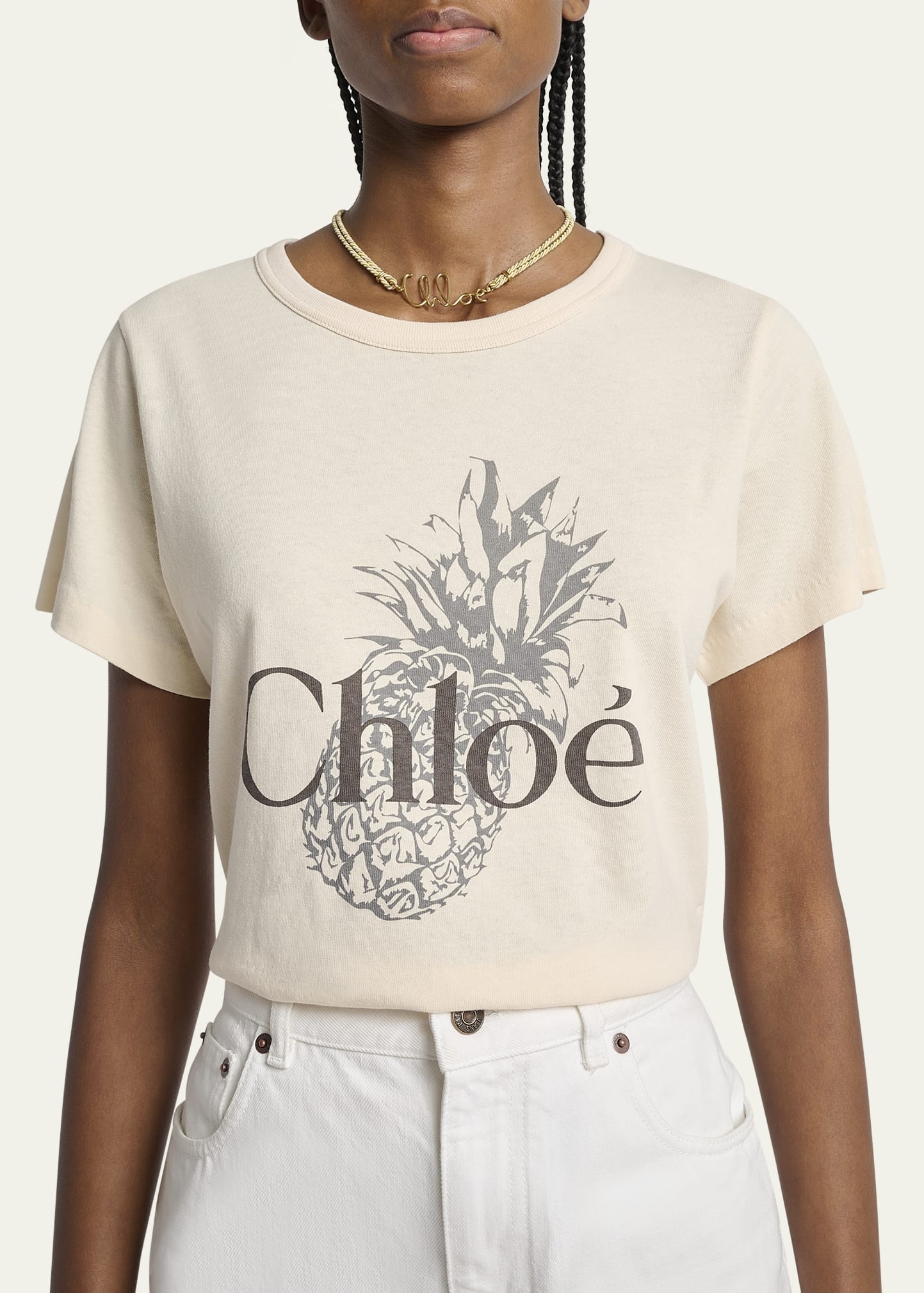 Pineapple Logo Cotton Jersey Tee - 5