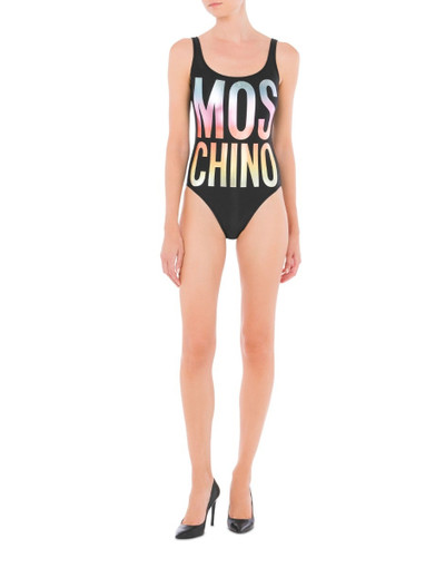 Moschino RAINBOW LOGO SWIMSUIT outlook