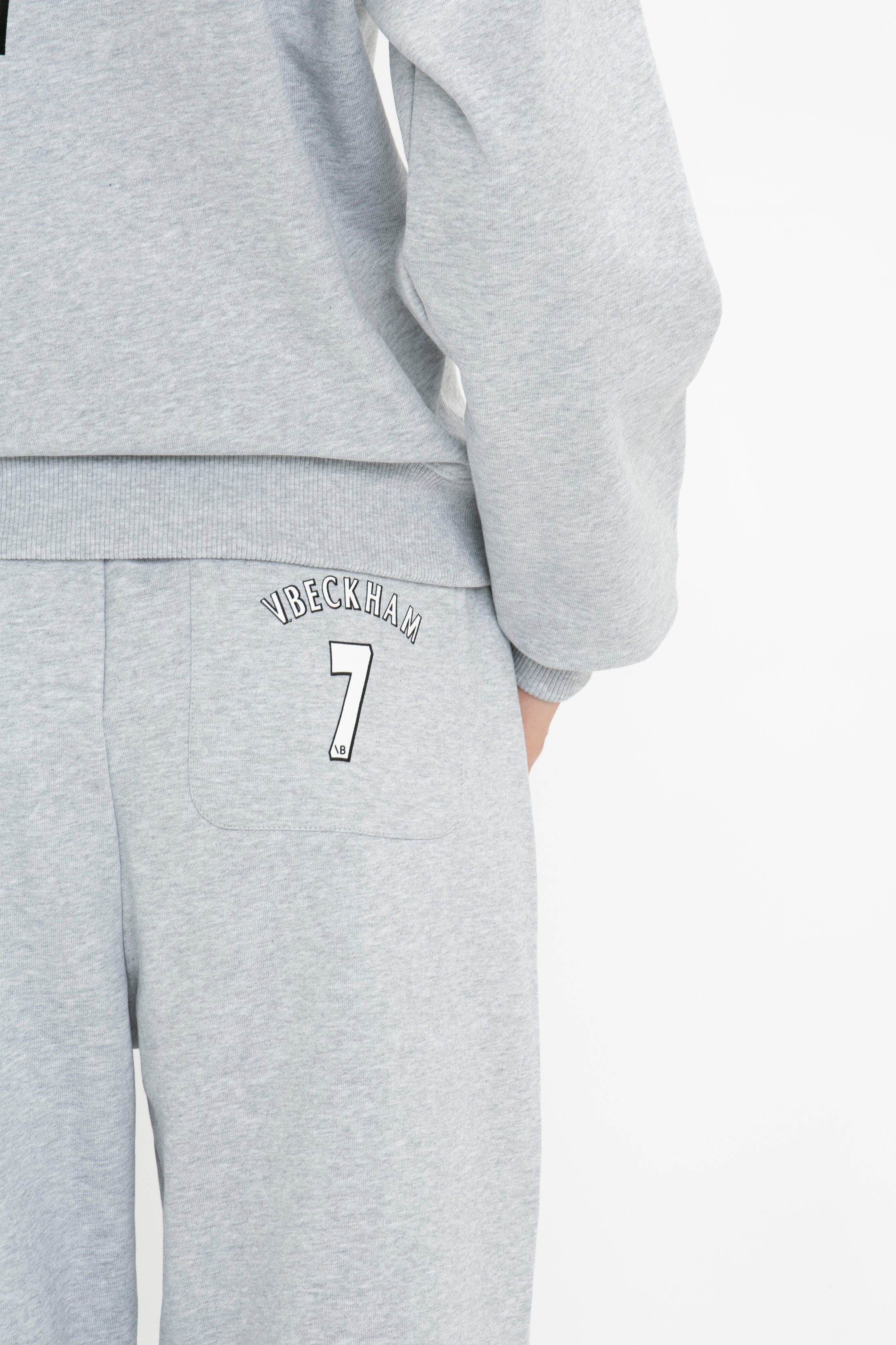 Football Joggers In Grey Marl - 5