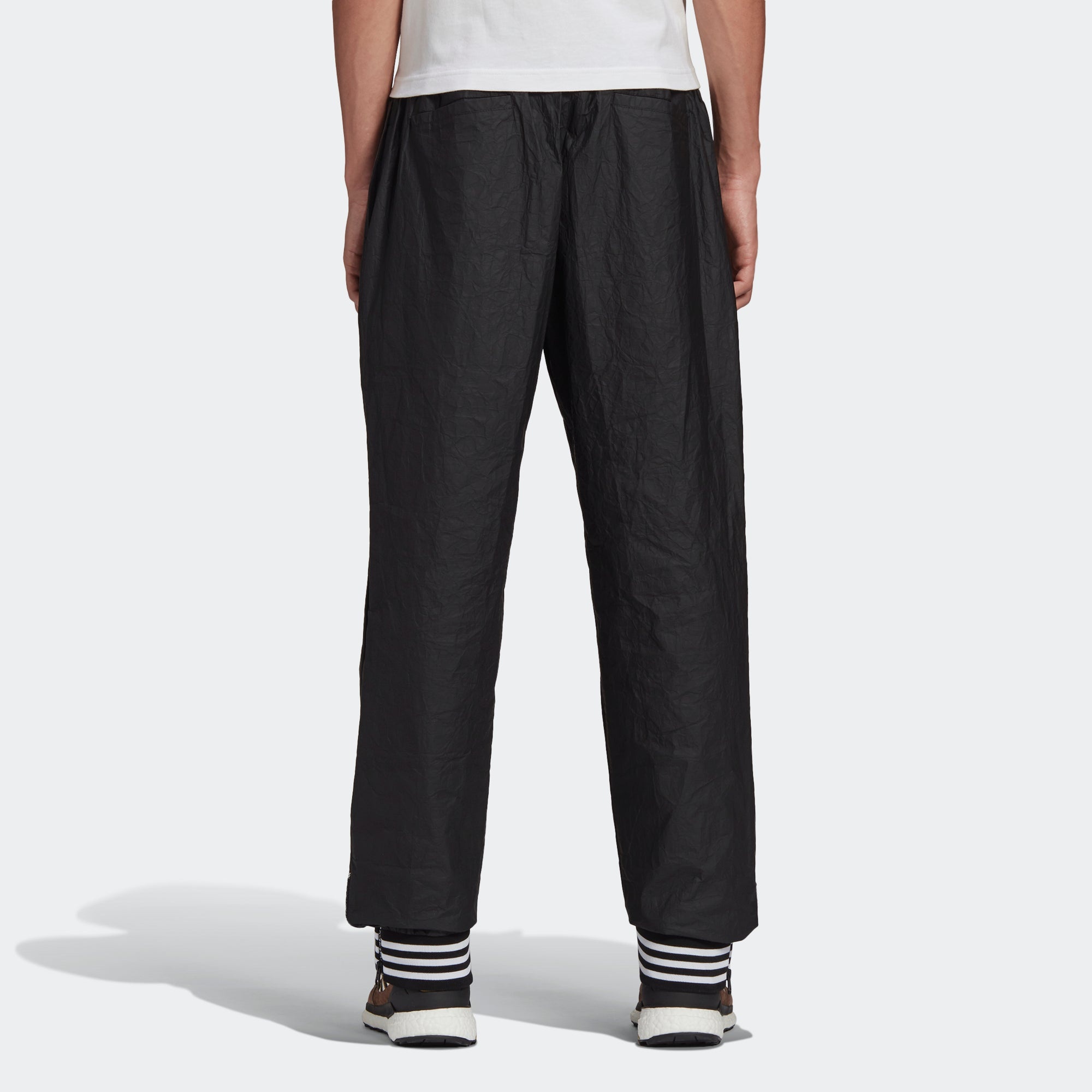 adidas originals x HUMAN MADE Crossover Embroidered Logo Sports Pants Black GM4629 - 4