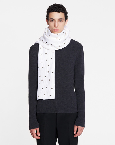 Lanvin STUDDED WOOL SCARF outlook