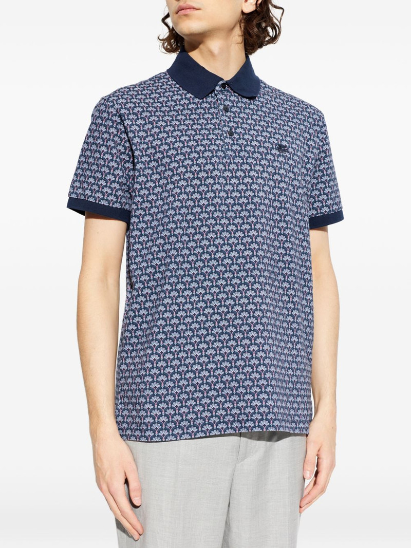 floral-print polo shirt 3