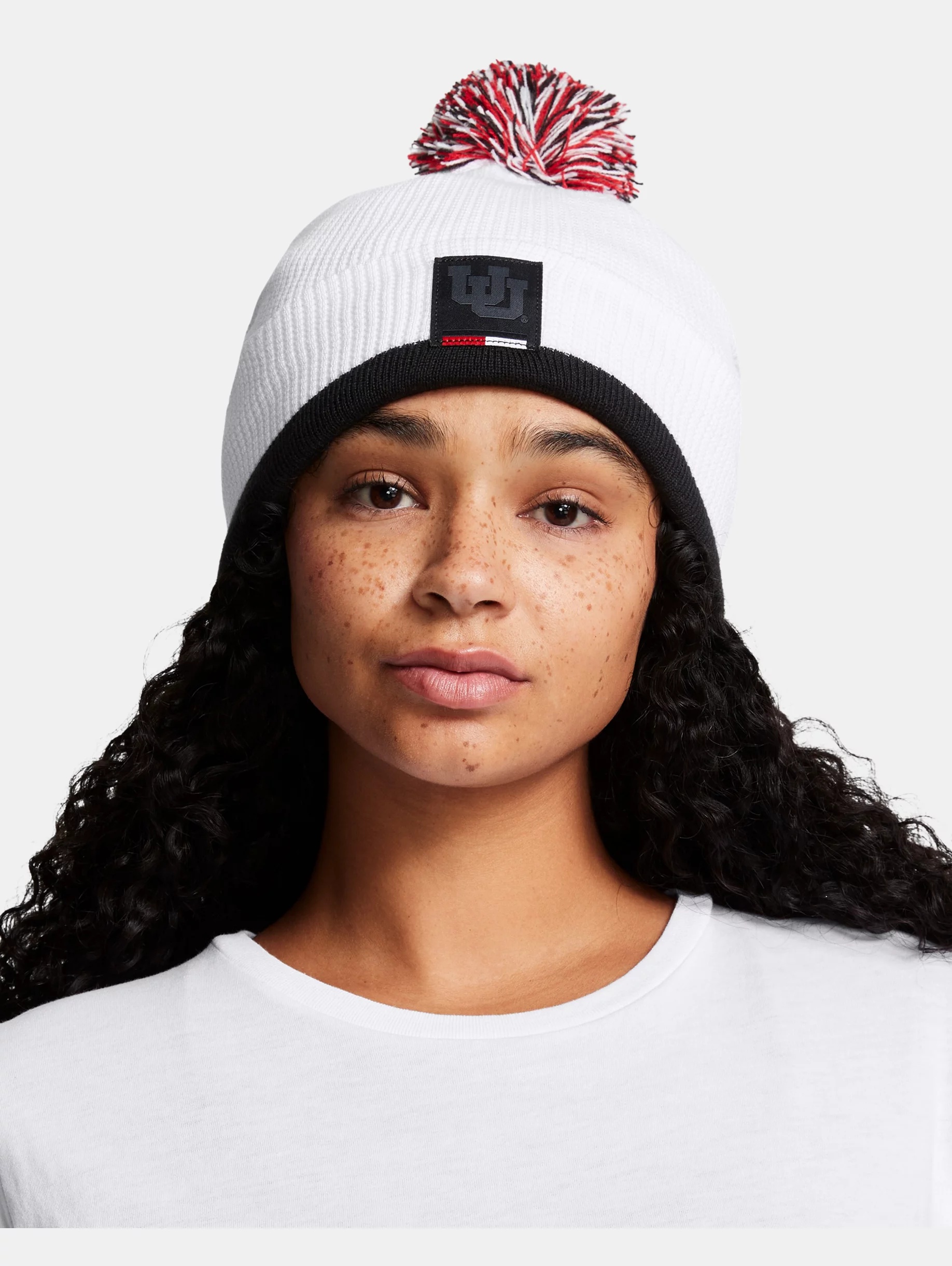 Unisex UA Waffle Knit Collegiate Pom Beanie - 3