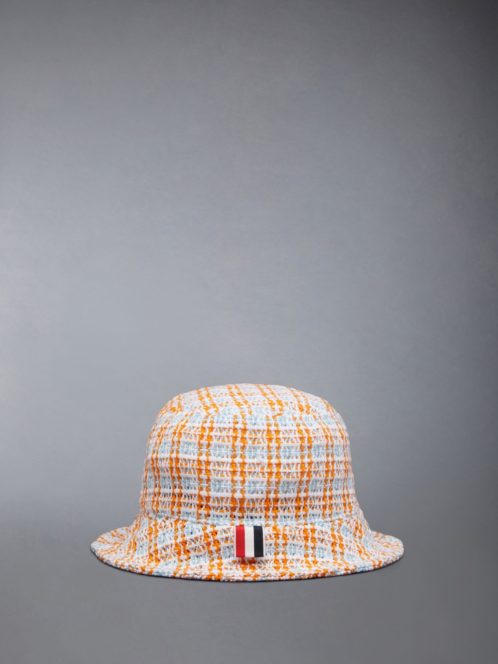 Check Crochet Tweed Classic Bucket Hat - 2