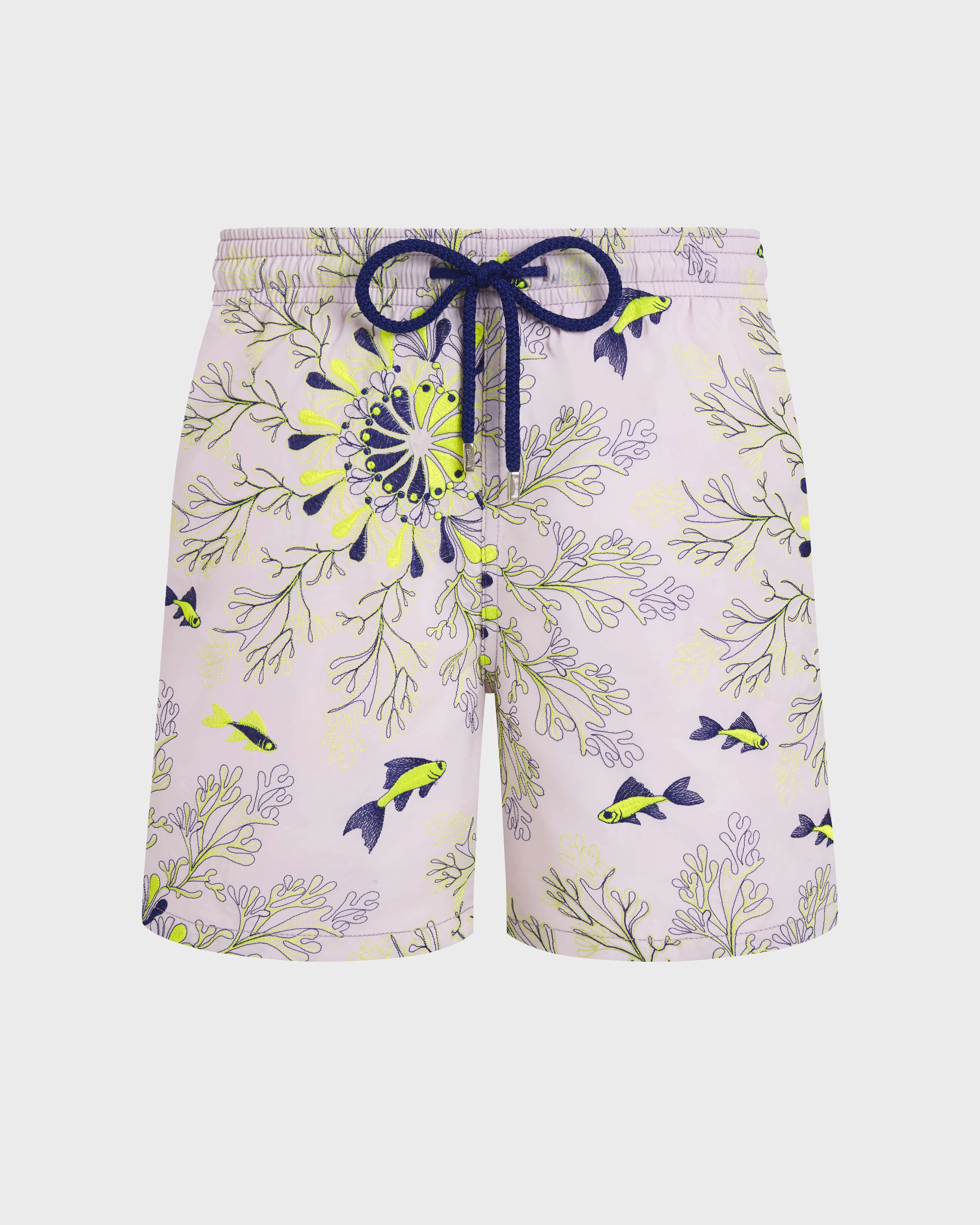 MEN EMBROIDERED SWIM TRUNKS CORAL MANDALA - LIMITED EDITION - 1