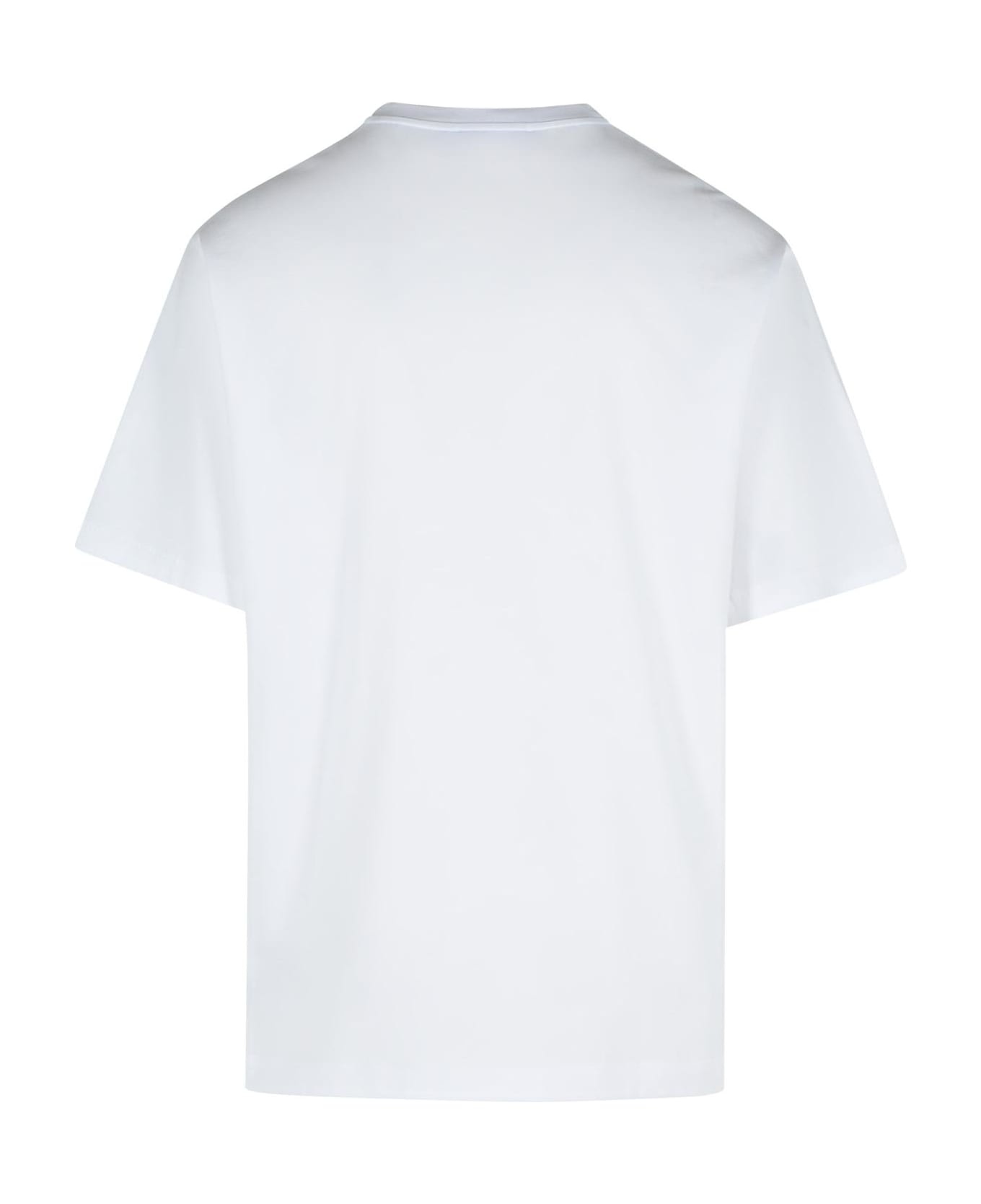White Cotton T-shirt - 3