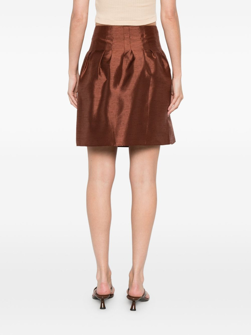 floral-embellished pleated skirt 4