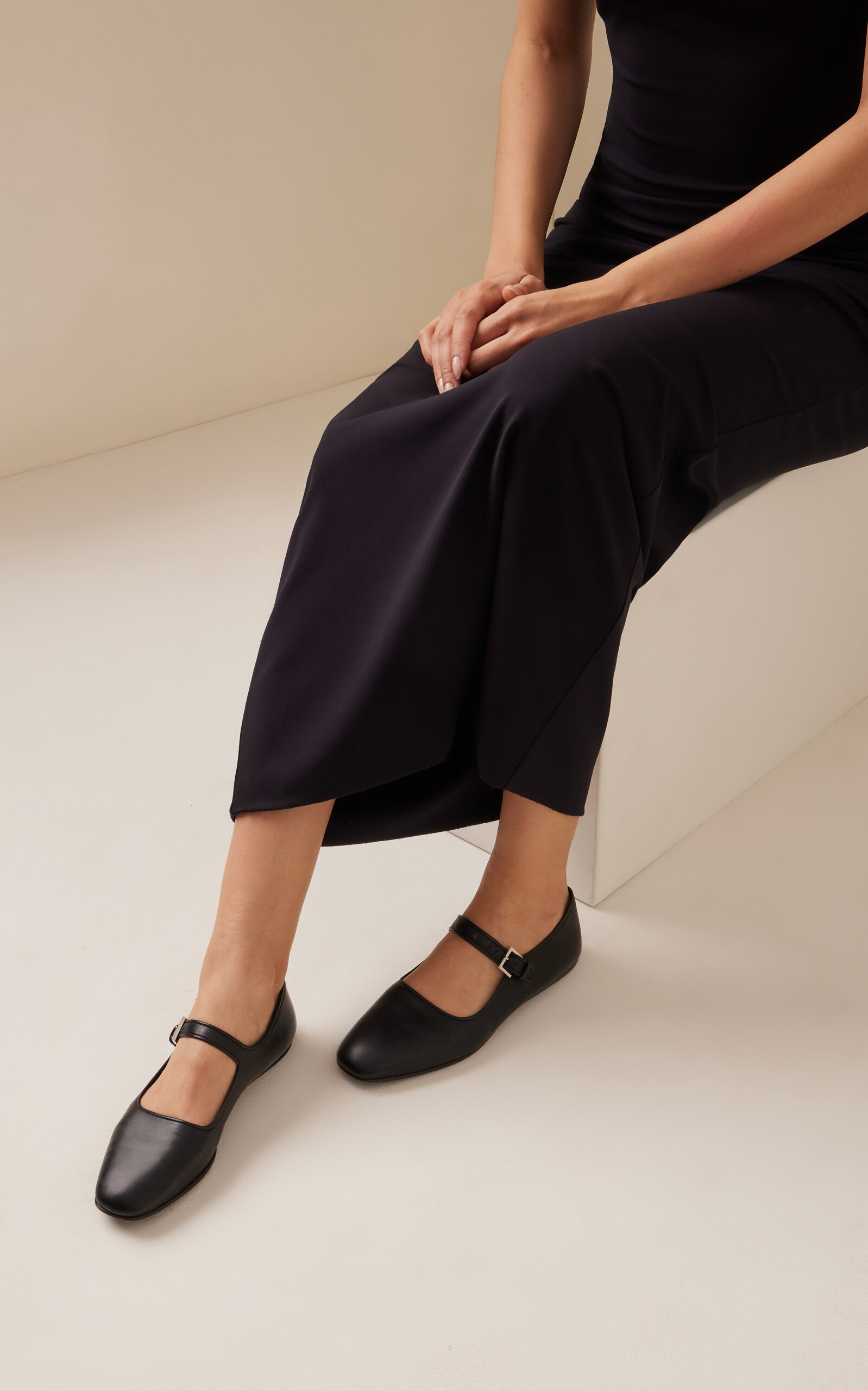 Ava Leather Flats black - 3