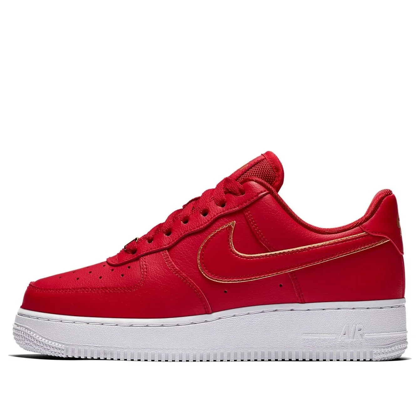 (WMNS) Nike Air Force 1 Low 'Red Gold Swoosh' AO2132-602 - 1