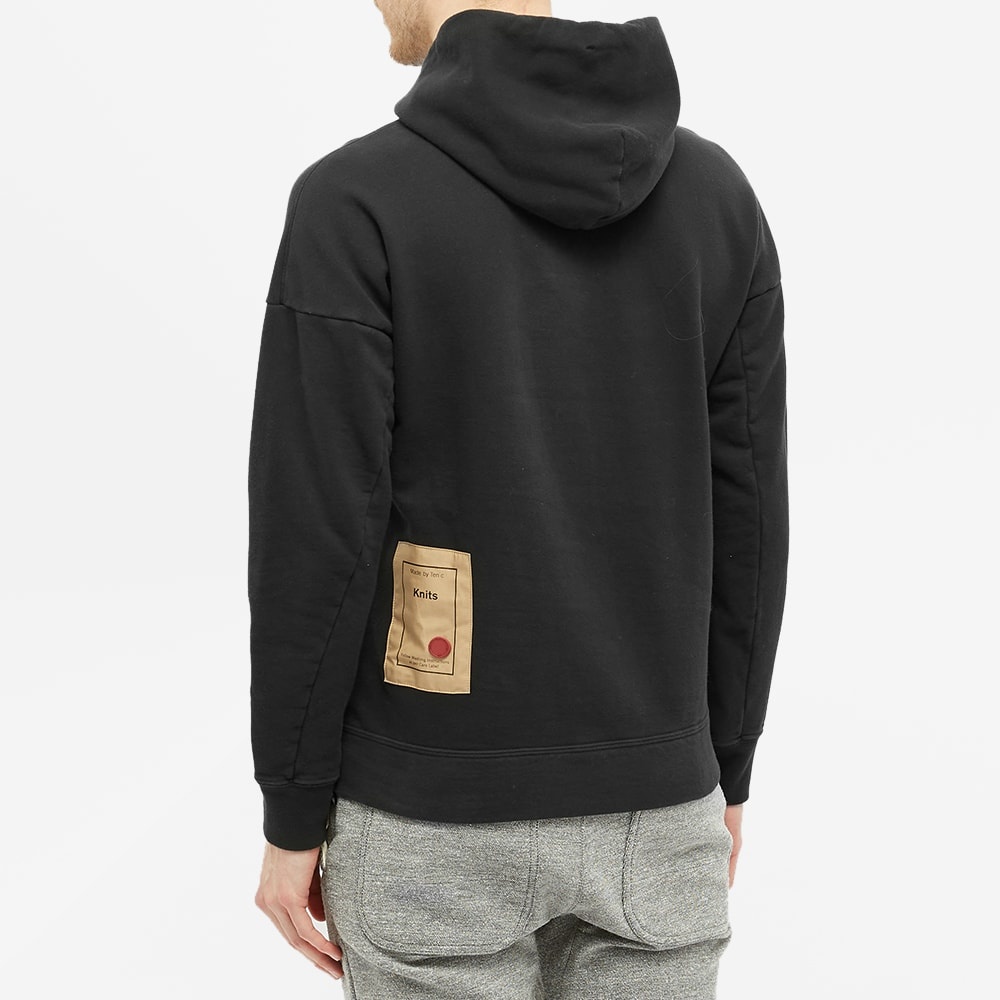 Ten C Invisible Fleece Popover Hoody - 4