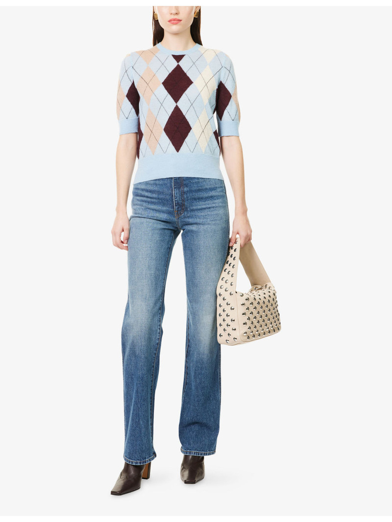 KHAITE Danielle Straight-Leg Denim-Blend Jeans outlook