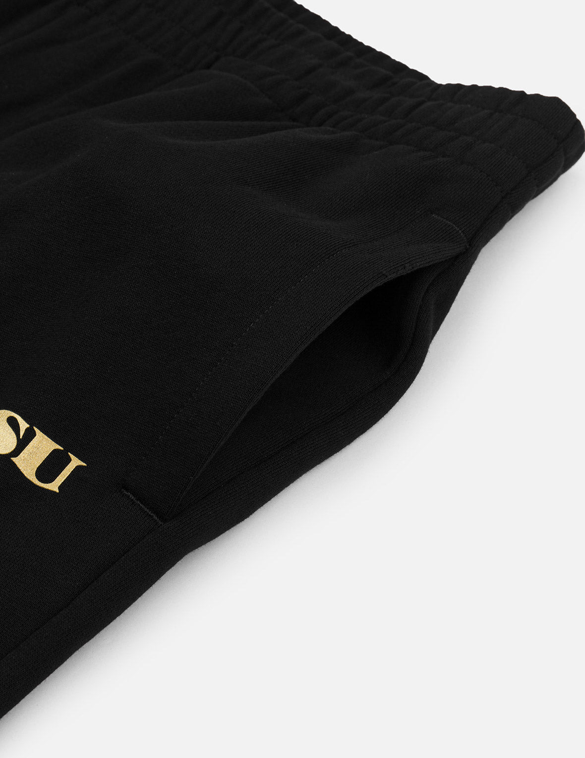 Grateful Crane Print and Multi-pocket Straight Fit Sweatpants - 14
