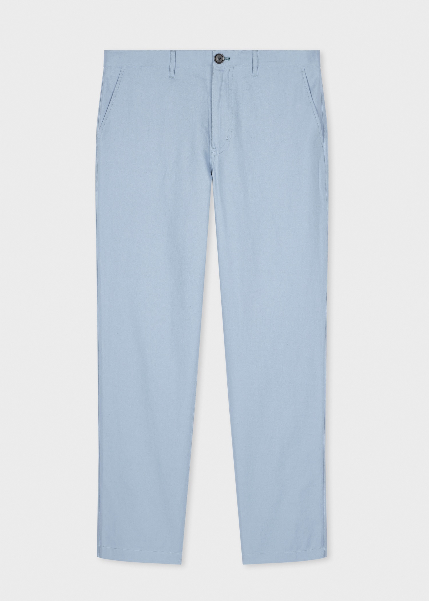Light Blue Cotton-Linen Suit - 5