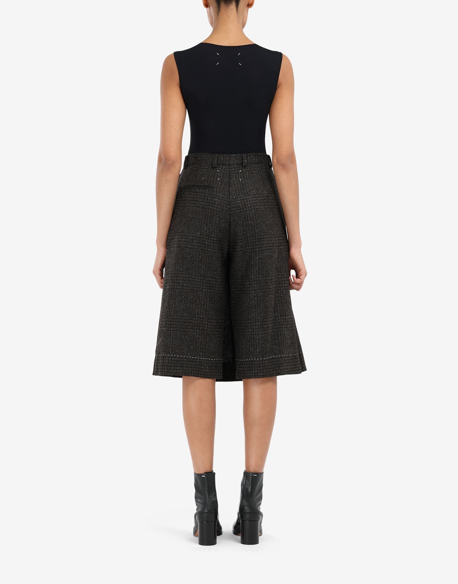 Wool pleat culottes - 4