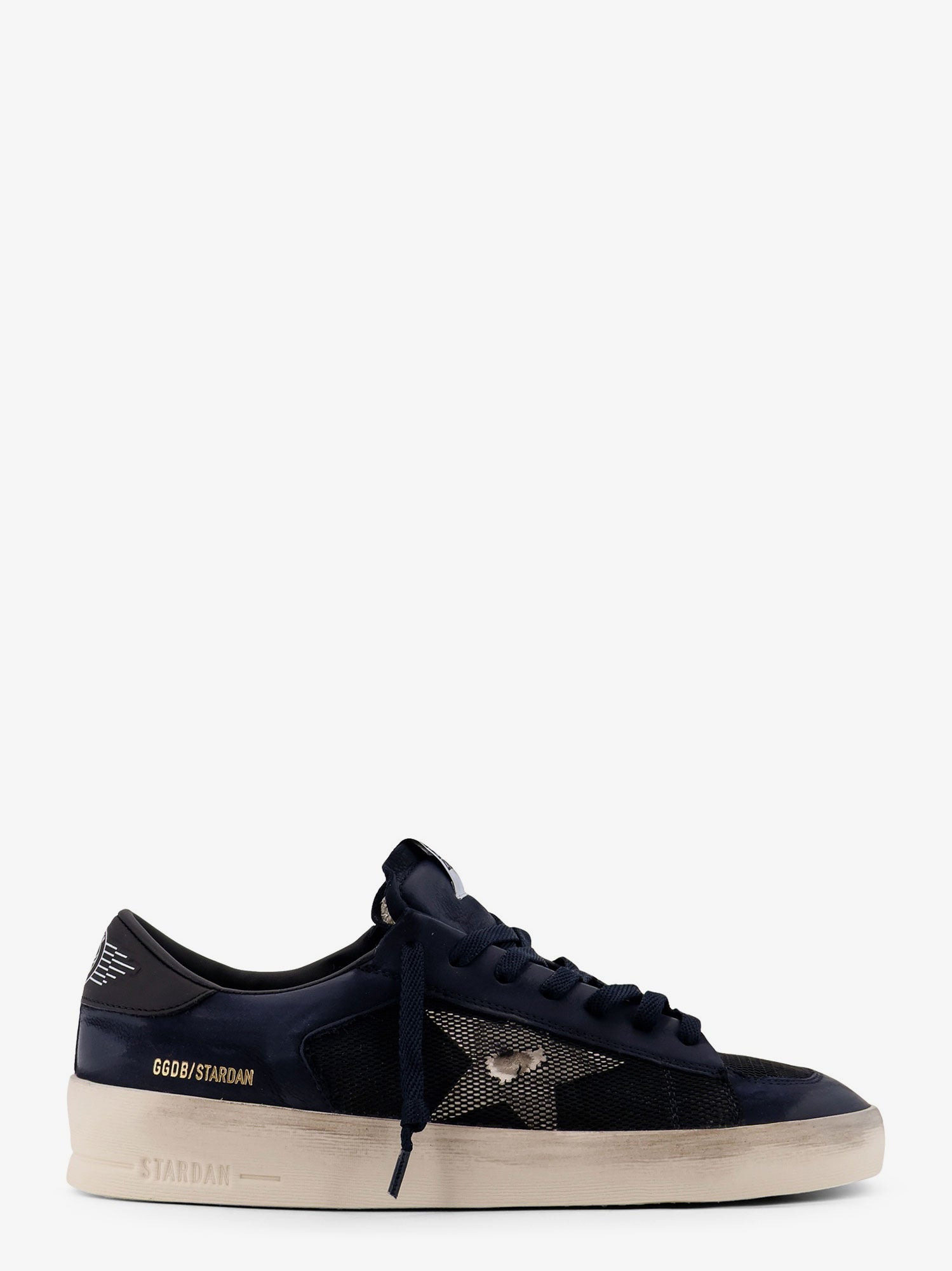 Golden Goose Deluxe Brand Stardan Under Net Star Low-Top Leather Sneakers - 1