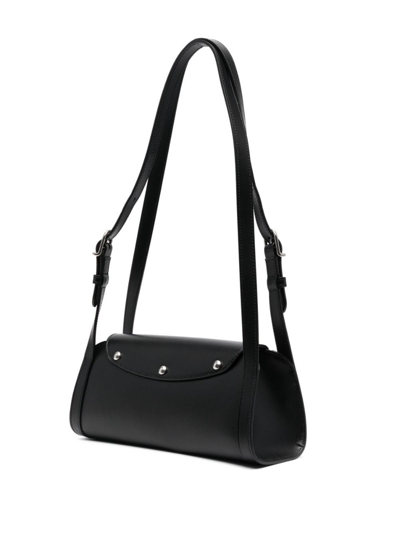 flip-lock leather shoulder bag 3