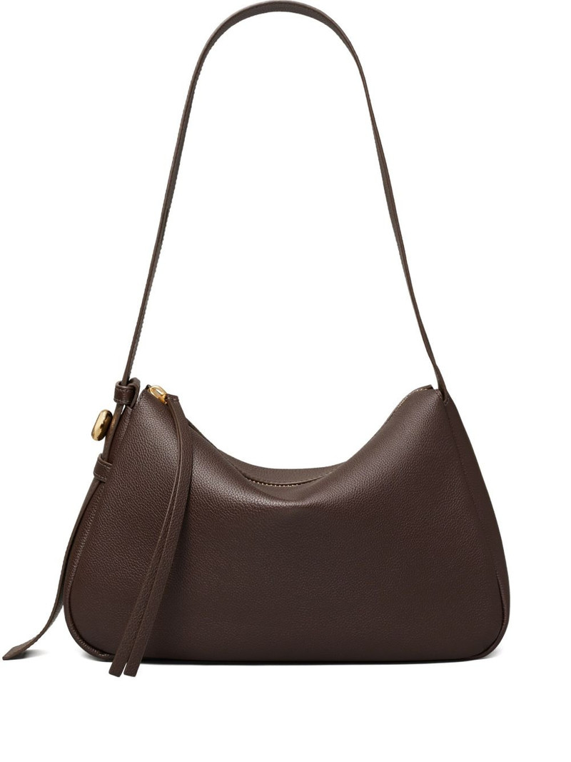 zip-fastening flap shoulder bag 1