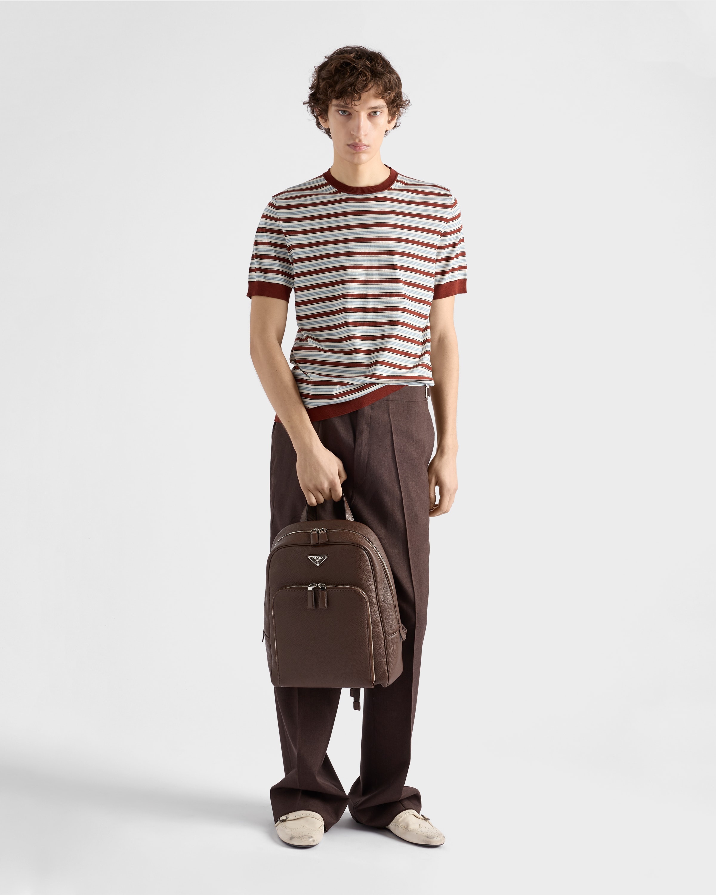 Leather backpack - 2