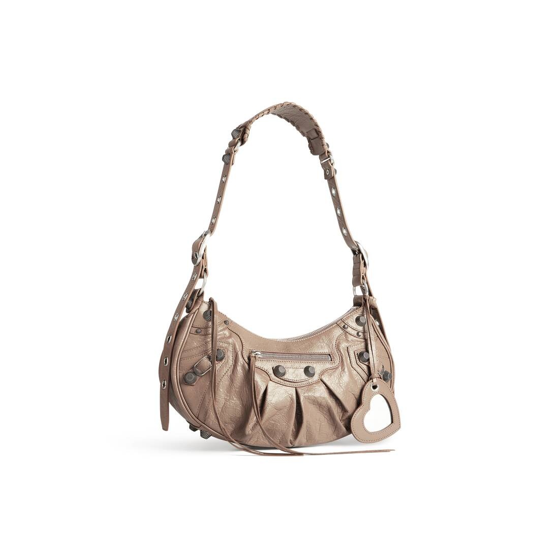 Women's Le Cagole Small Shoulder Bag  in Light Brown - 2