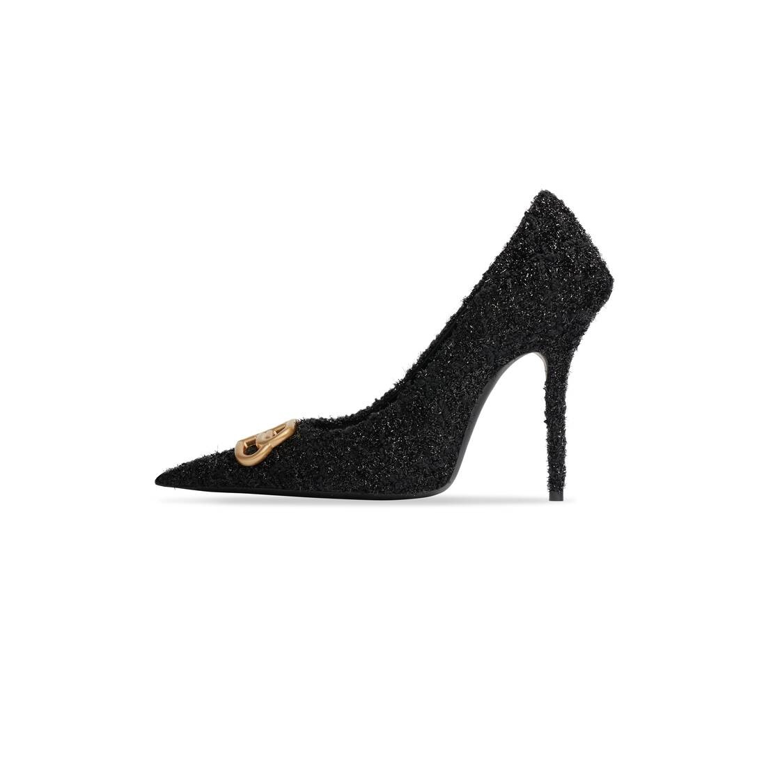 Women's Square Knife Bb 110mm Pump  in Black - 4