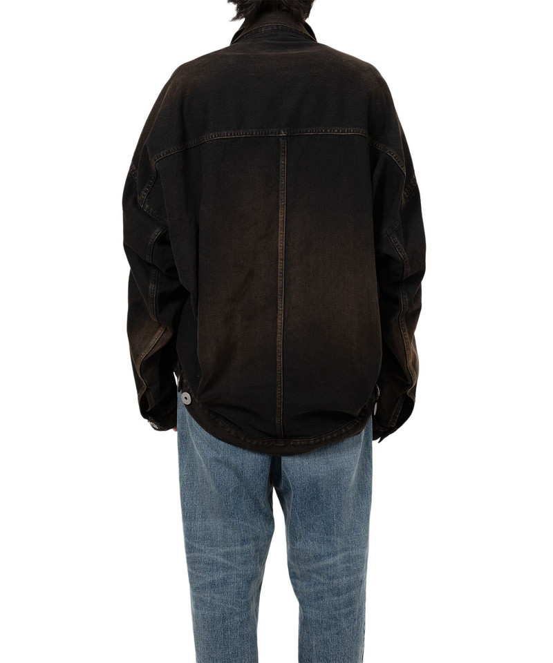 Front Layered Denim Jacket 5