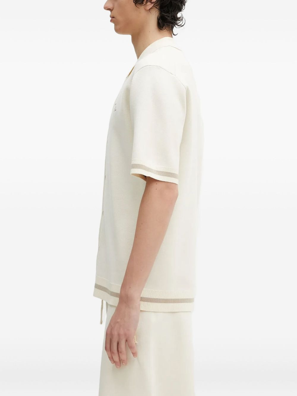 knitted polo shirt - 3