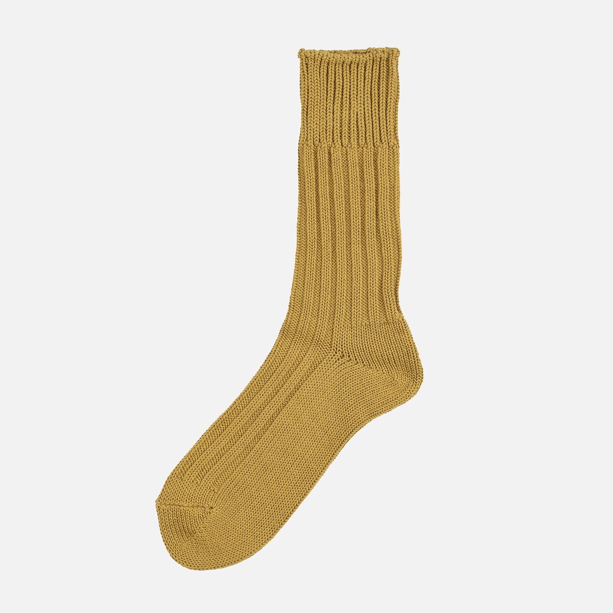 DEC-CAS-YEL Decka Cased Heavyweight Plain Socks - Yellow - 3