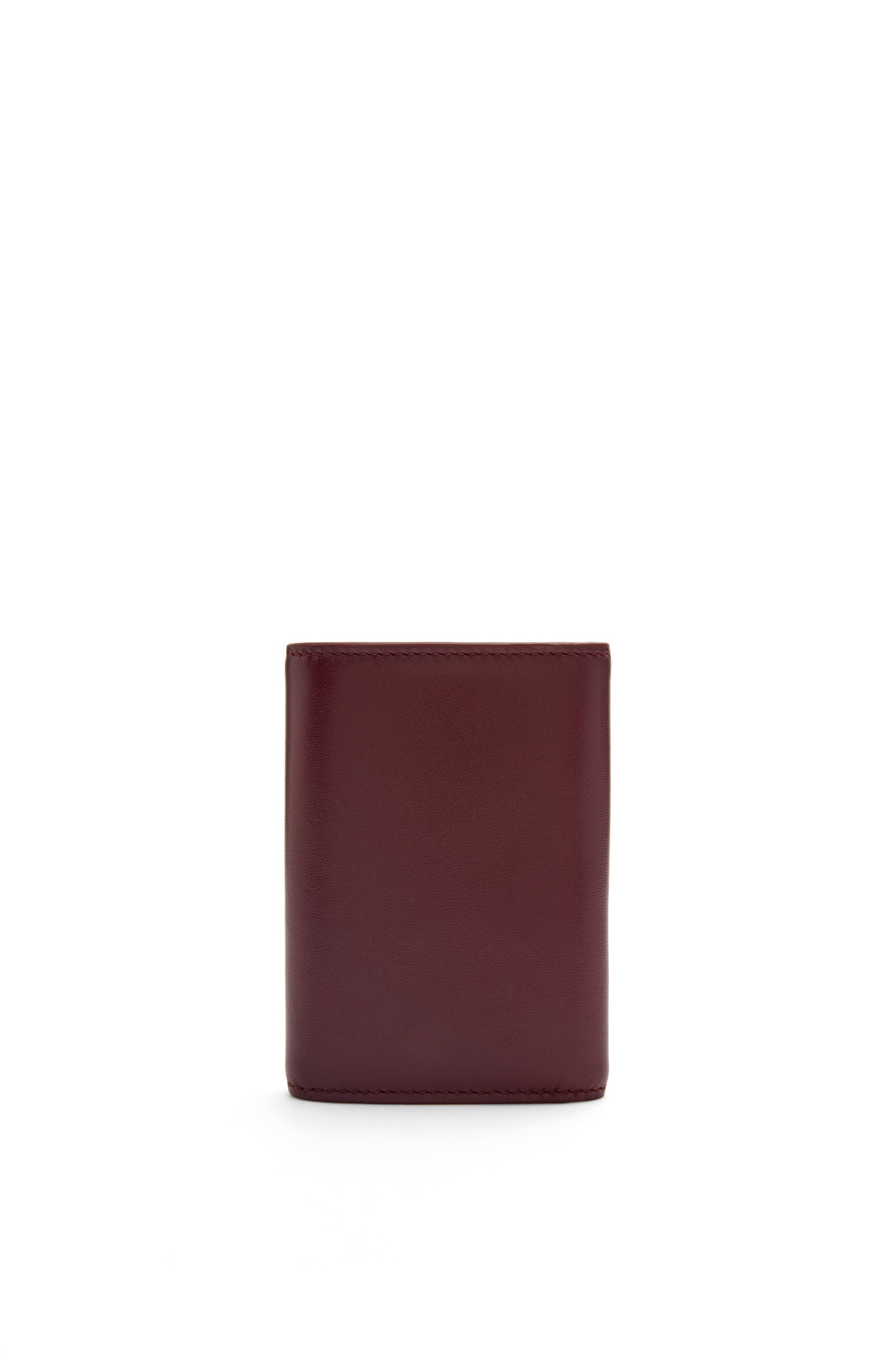 Puffer Anagram small vertical wallet in shiny nappa calfskin - 4