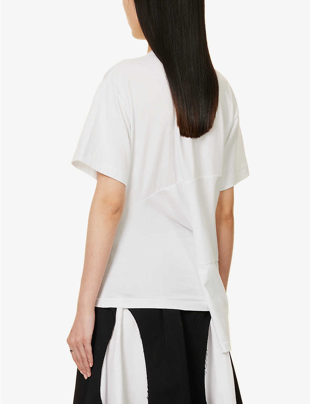 Cut-out relaxed-fit cotton T-shirt - 4