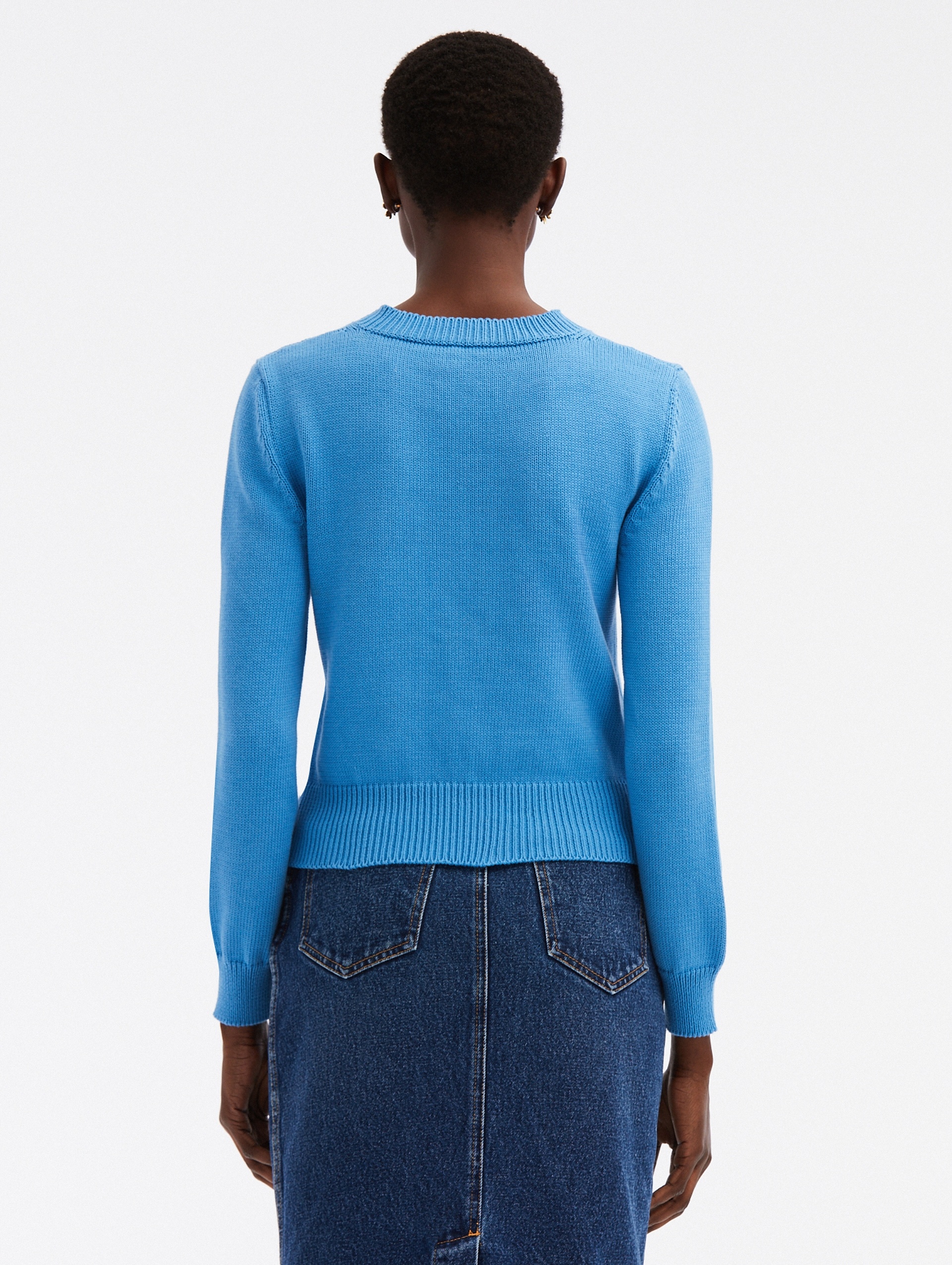 CACTUS EYELET GUIPURE PULLOVER - 3