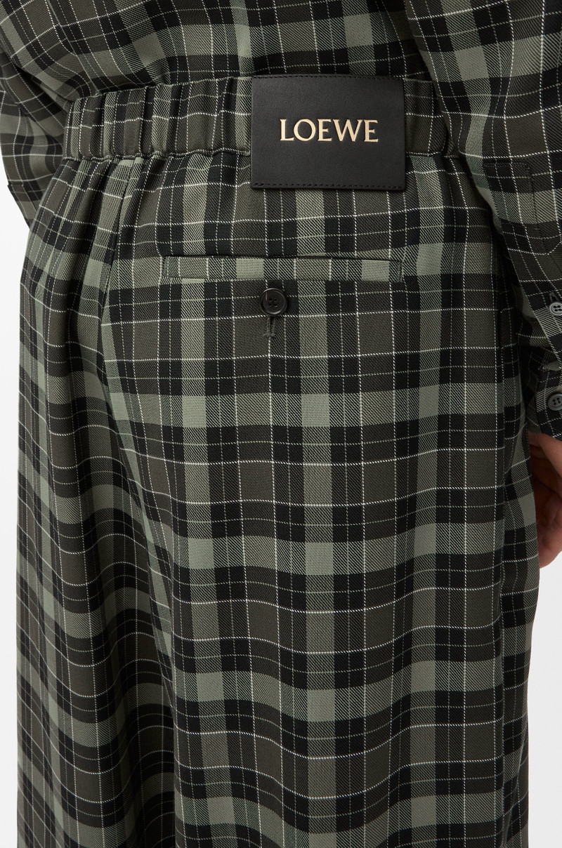 Drawstring trousers in wool blend 5