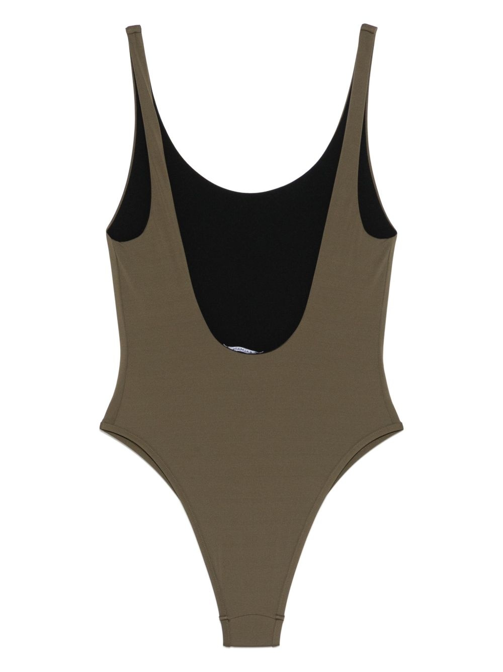 logo-appliqué swimsuit - 2