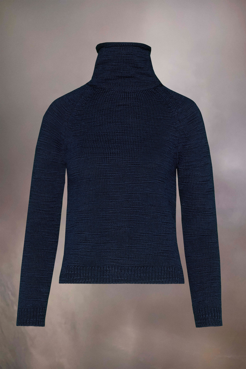 Knit high-neck sweater 1