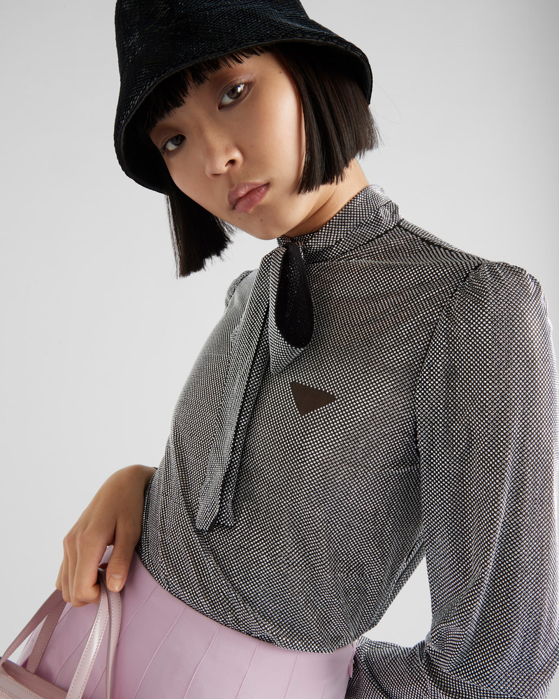 Studded chiffon top 3