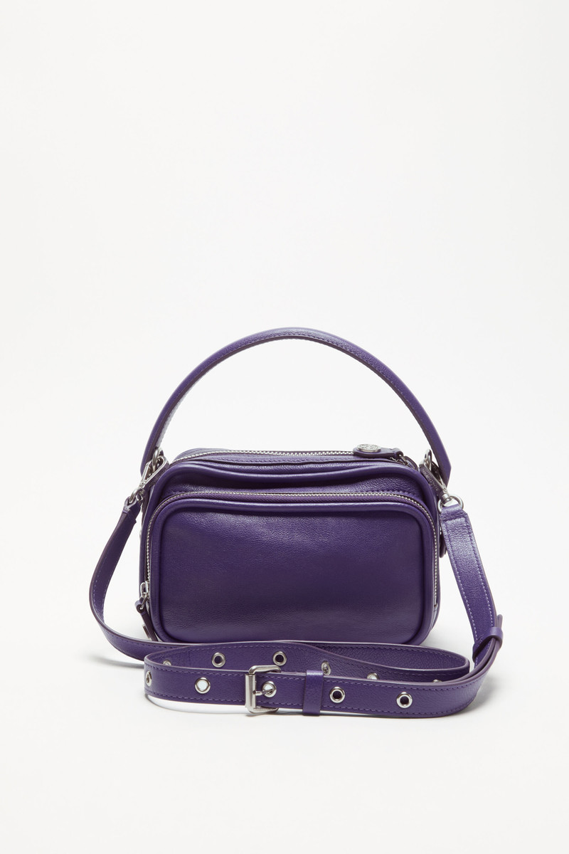 Acne Studios Camero Kit Crossbody Bag - Violet purple outlook