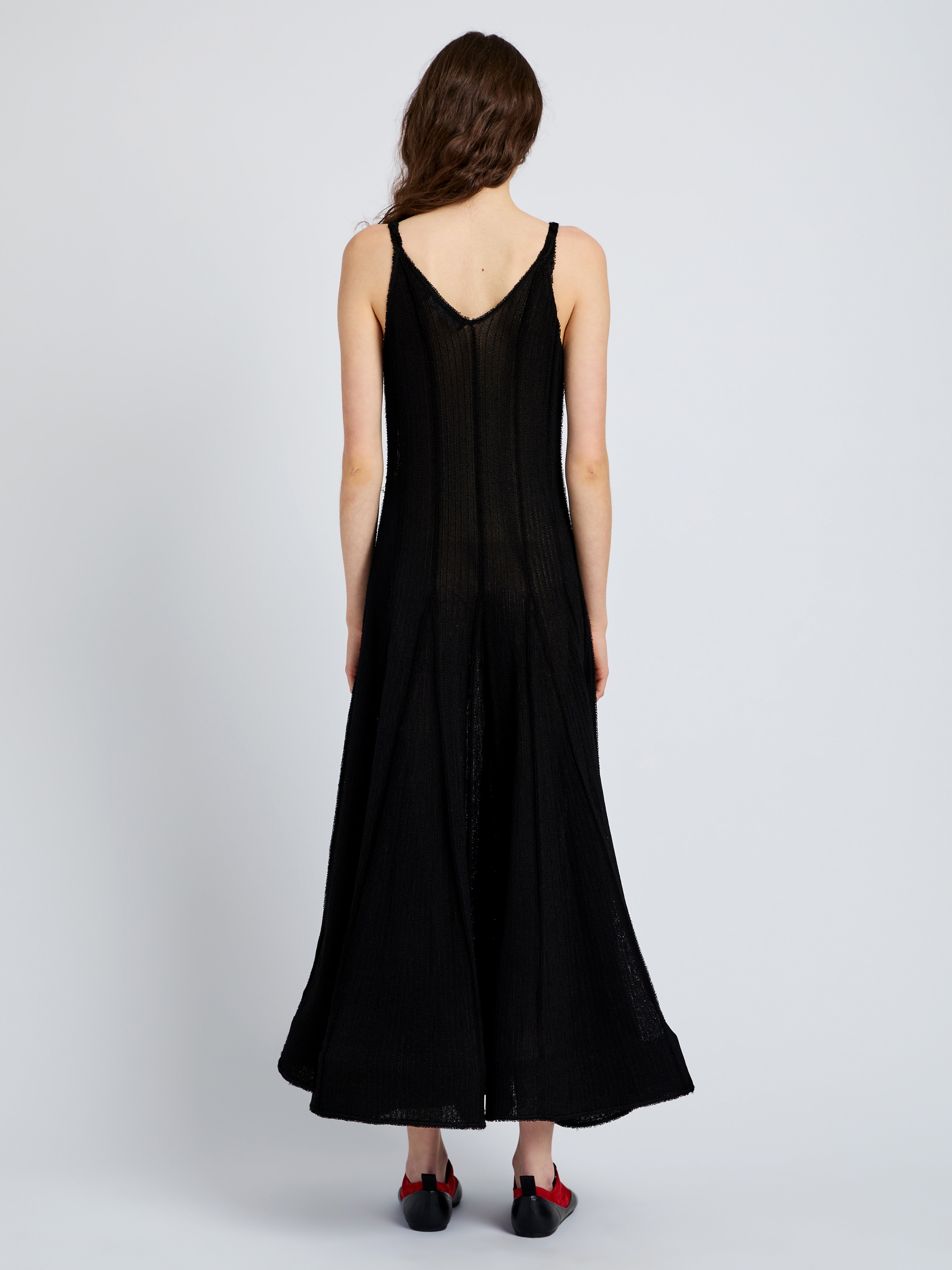 Tavia Dress in Viscose Fringe Knit - 4