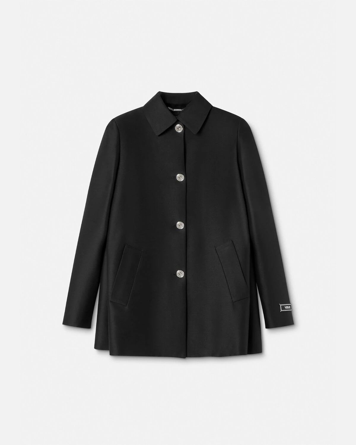 Sculptural Box Pleat Coat - 1