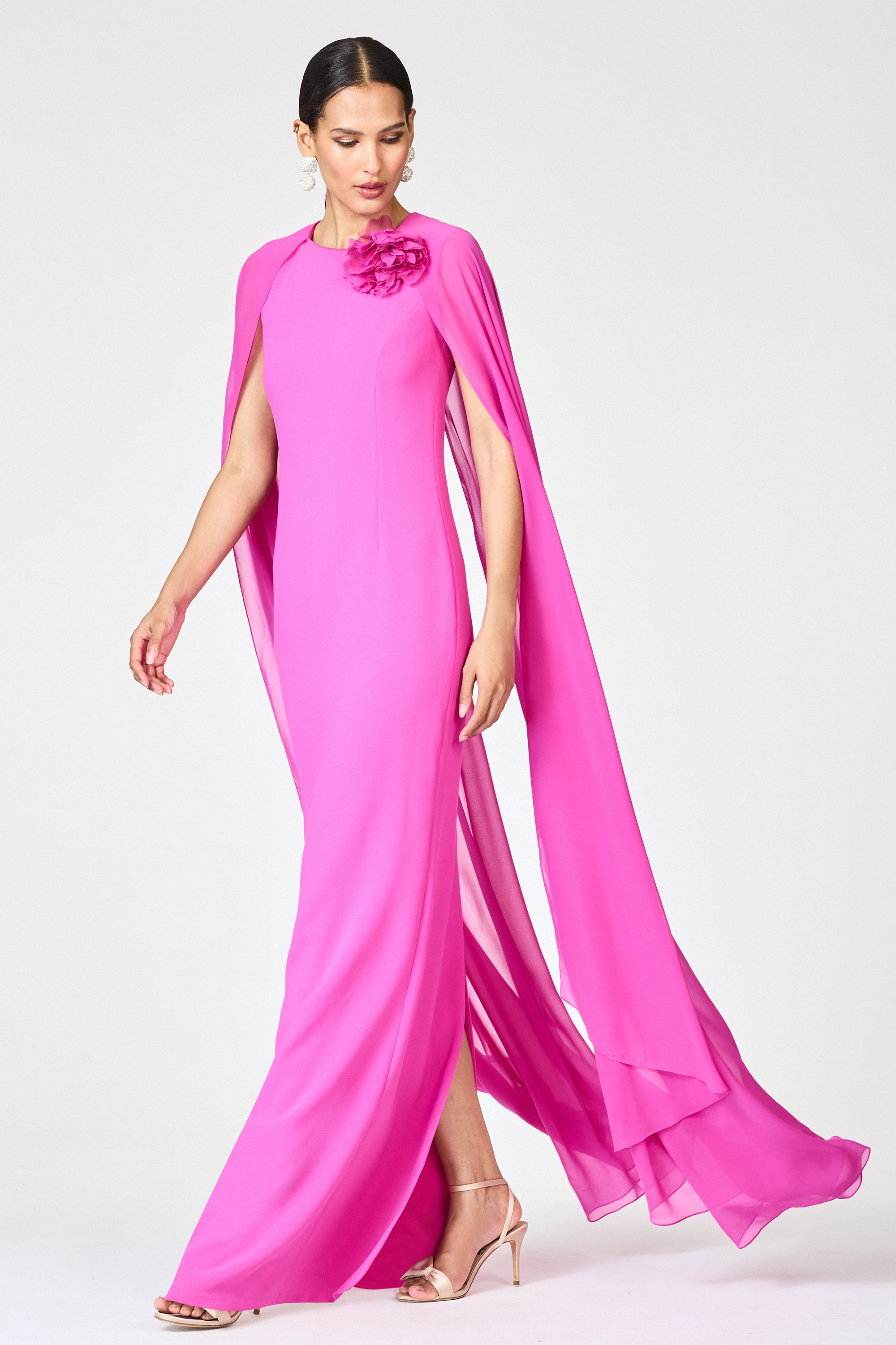 CHIARA GOWN - CERISE - 4