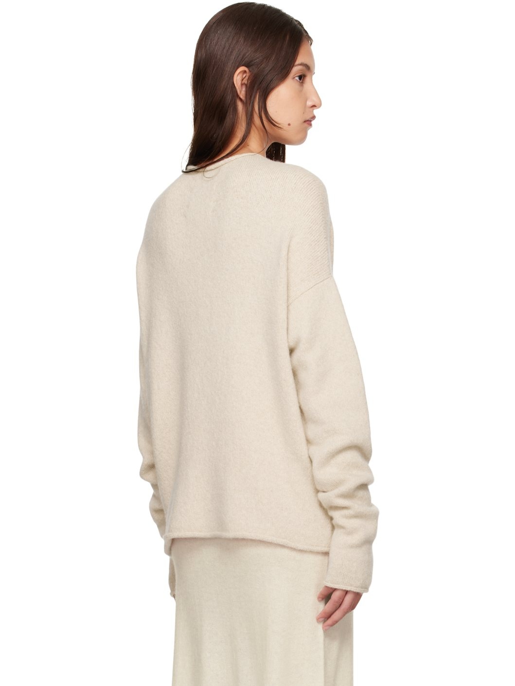 Beige Soft Sweater - 3