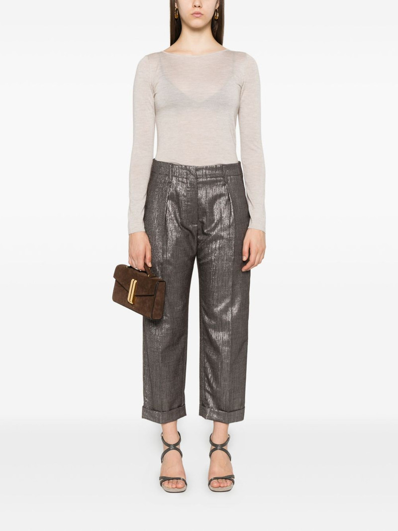 Brunello Cucinelli long-sleeve round-neck T-shirt outlook