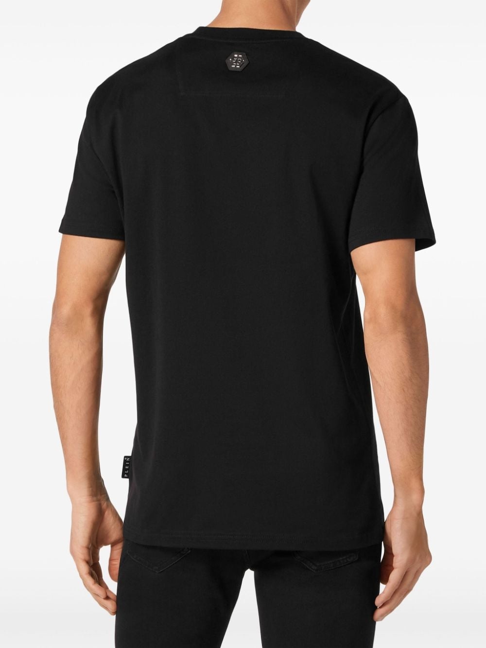 crystal-embellished cotton T-shirt - 3