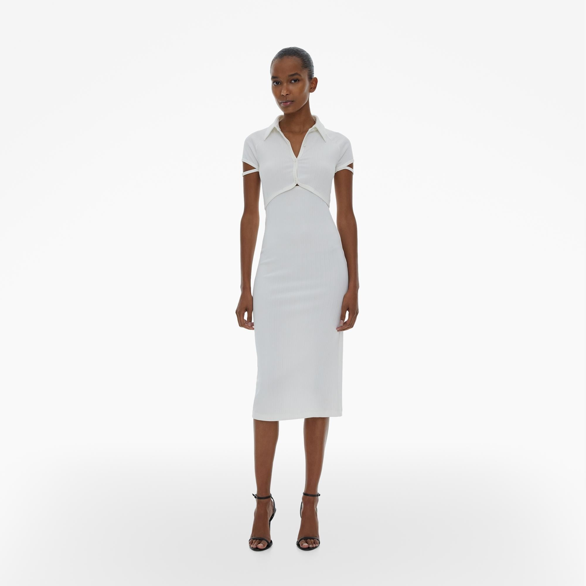 CUT-OUT CARDIGAN DRESS - 3
