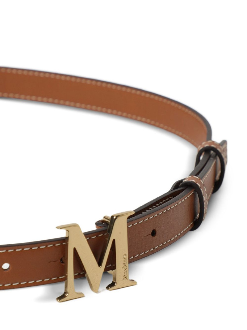 Max Mara logo buckle belt outlook