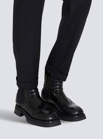 Balmain Smooth leather Army Phil Chelsea boots outlook