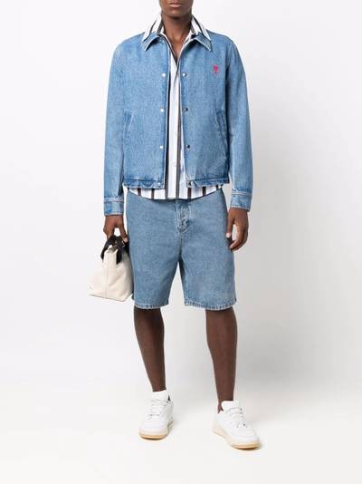 AMI Paris Ami de Coeur denim jacket outlook