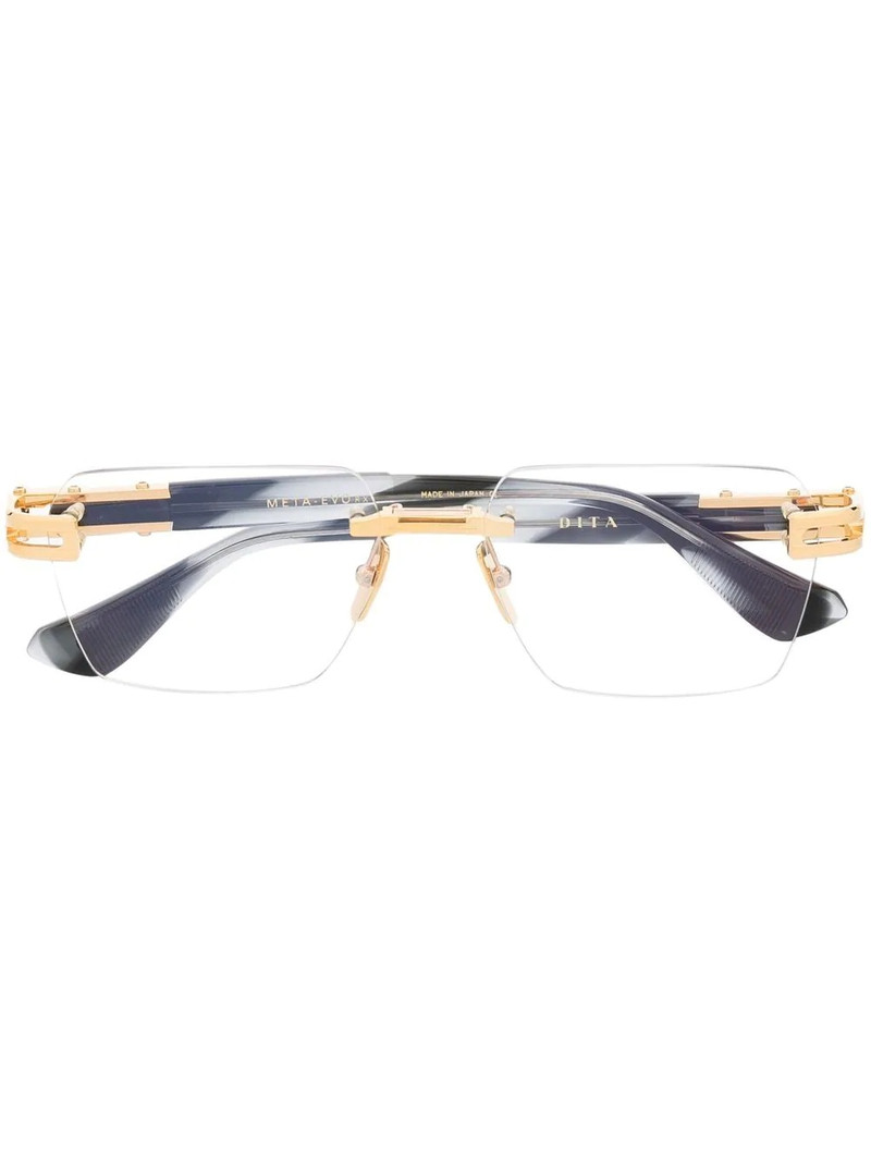 rimless square glasses 1