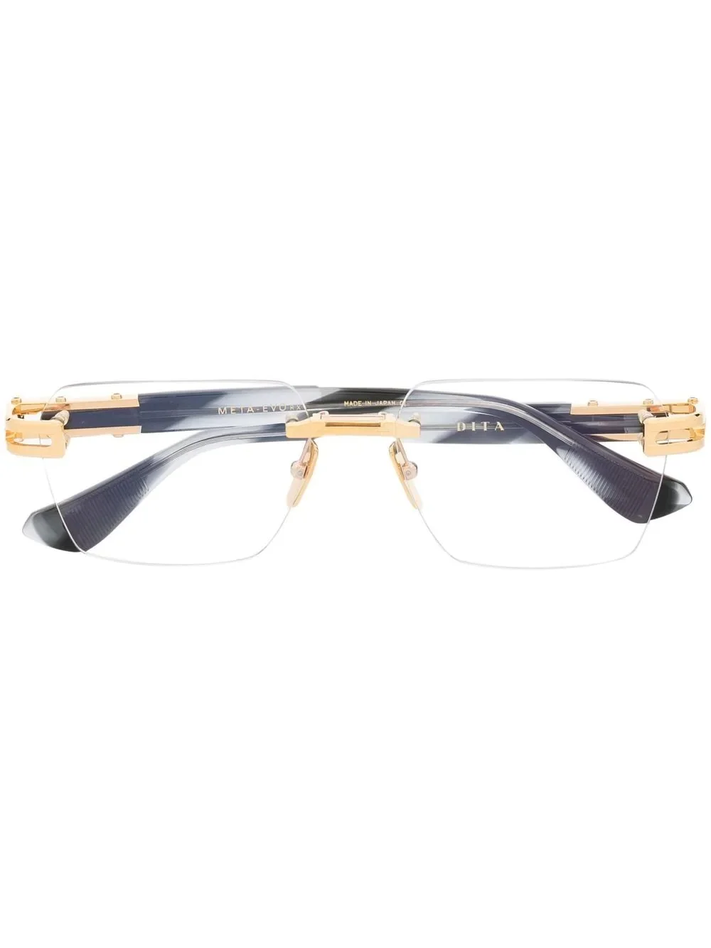 rimless square glasses - 1